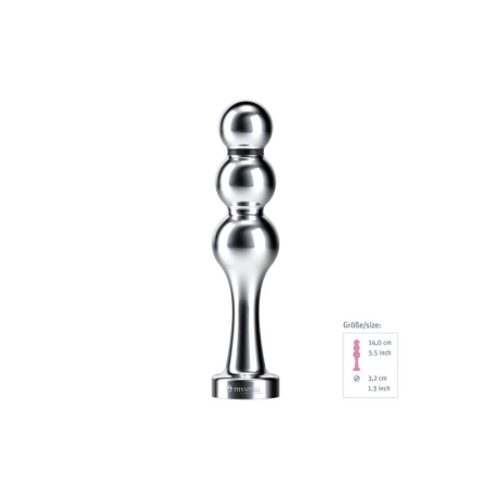 Металеве ділдо Mystim Bold Boris для електростимулятора, діаметр 3,2 см - фото №3