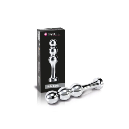 Металеве ділдо Mystim Bold Boris для електростимулятора, діаметр 3,2 см - фото №6
