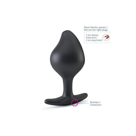 Силіконова анальна пробка Mystim Rocking Force L для електростимулятора, діаметр 4,7 см - фото №4