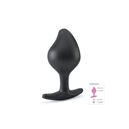 Силіконова анальна пробка Mystim Rocking Force L для електростимулятора, діаметр 4,7 см - фото №3