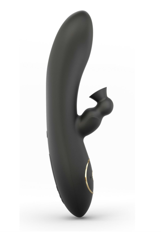 Вакуумний вібратор-кролик Dorcel DIVINE RABBIT з вібрацією, 10 режимів вібрації: 3 режими вакууму - фото