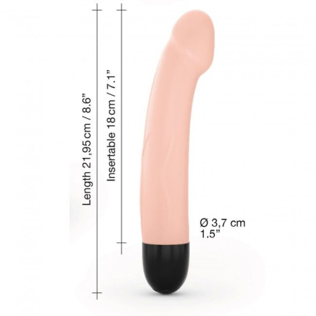 Вібратор Dorcel Real Vibration M Flesh 2.0, діаметр 3,7см, перезаряджається, для точки G - фото №3