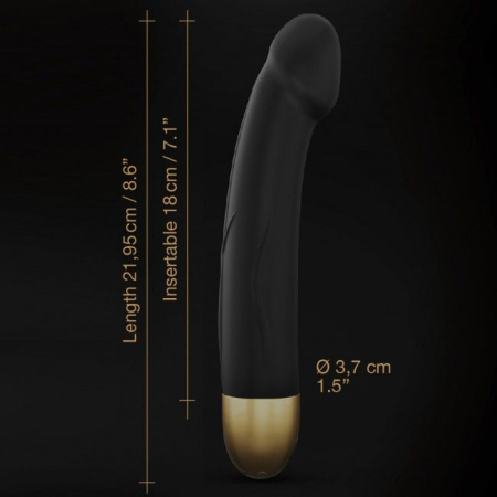Вібратор Dorcel Real Vibration M Gold 2.0, діаметр 3,7см, перезаряджається, для точки G - фото №5