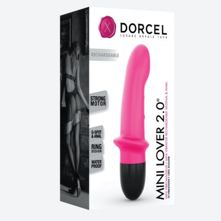 Вібратор Dorcel Mini Lover Magenta 2.0 перезаряджуваний, для точки G і масажу простати - фото №4