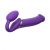 Безремінний страпон з вібрацією Strap-On-Me Vibrating Violet XL, діам. 4,7см, пульт ДК, регульований - фото