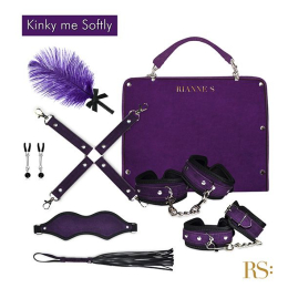 Подарунковий набір для BDSM RIANNE S — Kinky Me Softly Purple: 8 предметів для задоволення - фото
