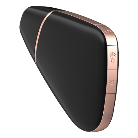Вакуумний кліторальний стимулятор Satisfyer Love Triangle Black з керуванням через інтернет - фото №4