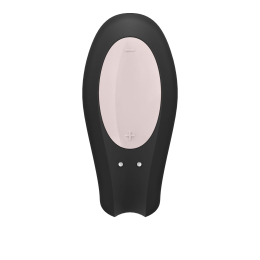Смарт-вібратор для пар Satisfyer Double Joy Black із широким кліторальним стимулятором - - фото №3