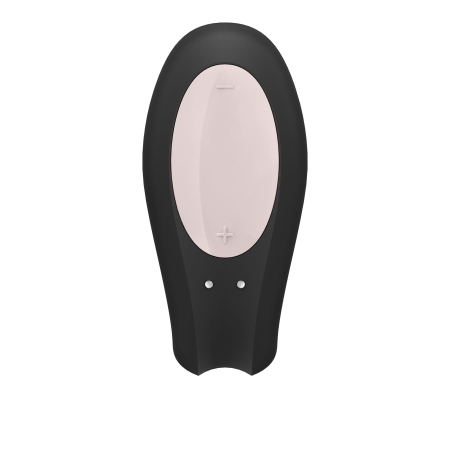 Смарт-вібратор для пар Satisfyer Double Joy Black із широким кліторальним стимулятором - фото №3
