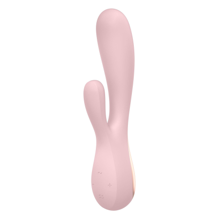 Смарт вібратор-кролик Satisfyer Mono Flex Mauve, 2 мотори, керування через інтернет - фото №2