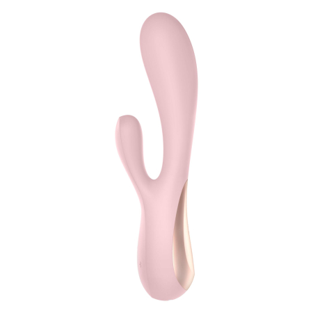 Смарт вібратор-кролик Satisfyer Mono Flex Mauve, 2 мотори, керування через інтернет - фото №3