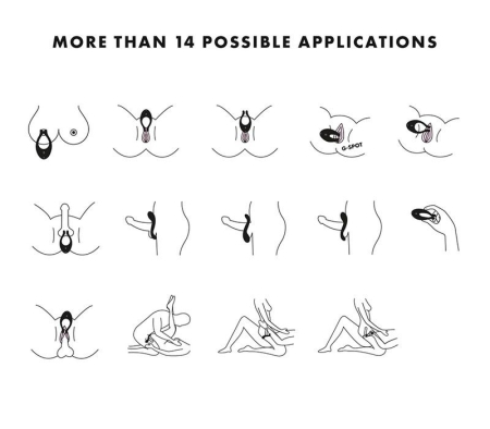 Вібратор для пар Satisfyer Endless Joy Black, 3 незалежні мотори, багатофункціональний - фото №5