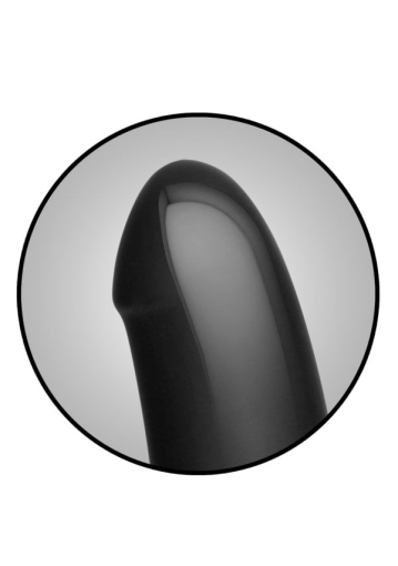 Анальний плаг з ділдо Doc Johnson Kink - Dual Density SECONDSKYN Fuck Plug - Black №3