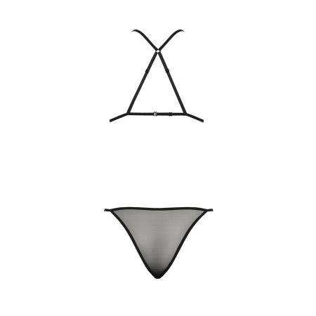 Ажурний боді Passion AZALIA BODY S/M, black - фото №4