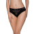 Трусики з широкою гумкою і мереживом Passion PS001 PANTIES S, black 