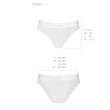 Трусики з прозорою вставкою Passion PS002 PANTIES L, white - фото №5