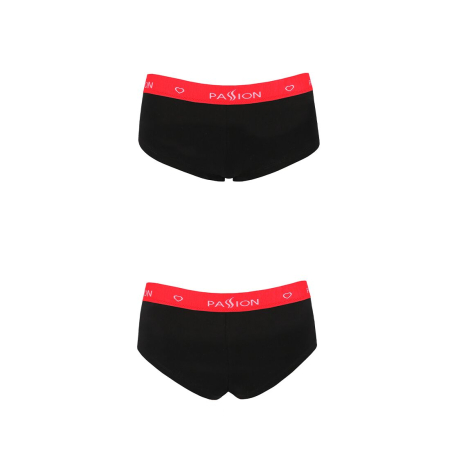 Трусики-шортики Passion PS003 PANTIES L, black - фото №5