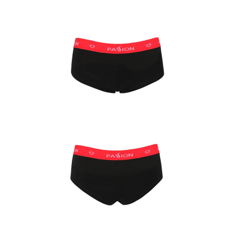 Трусики-шортики Passion PS003 PANTIES M, black - фото №5