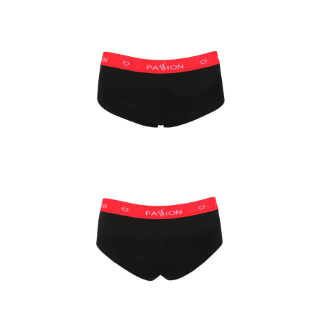 Трусики-шортики Passion PS003 PANTIES S, black - фото №5