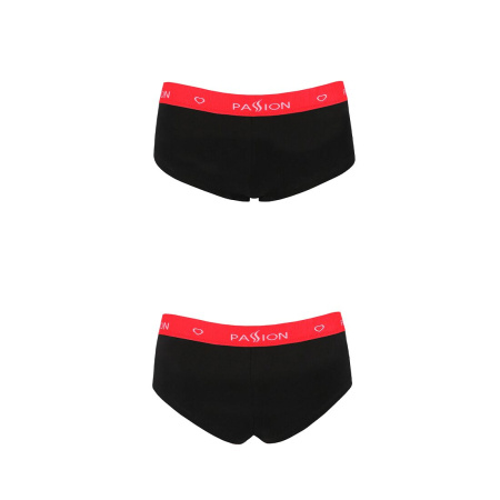 Трусики-шортики Passion PS003 PANTIES XL, black - фото №5