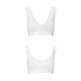 Спортивний топ з еластичної бавовни Passion PS005 TOP L, white - - фото №5