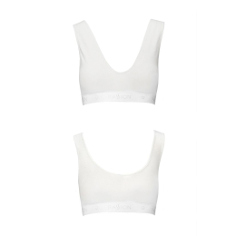 Спортивний топ з еластичної бавовни Passion PS005 TOP M, white - - фото №5
