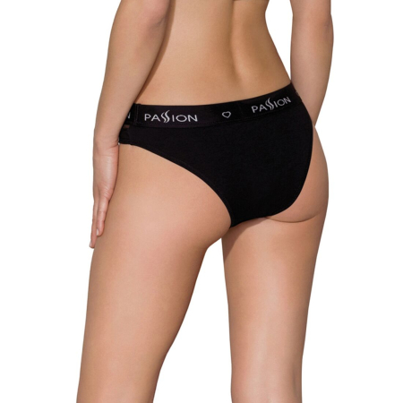 Трусики з прозорою вставкою Passion PS006 PANTIES XL, black №2