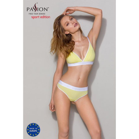 Спортивні трусики-стрінги Passion PS007 PANTIES M, yellow - фото №3