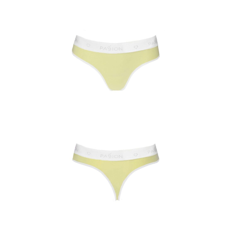 Спортивні трусики-стрінги Passion PS007 PANTIES S, yellow - фото №4