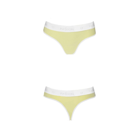 Спортивні трусики-стрінги Passion PS007 PANTIES XL, yellow - фото №4