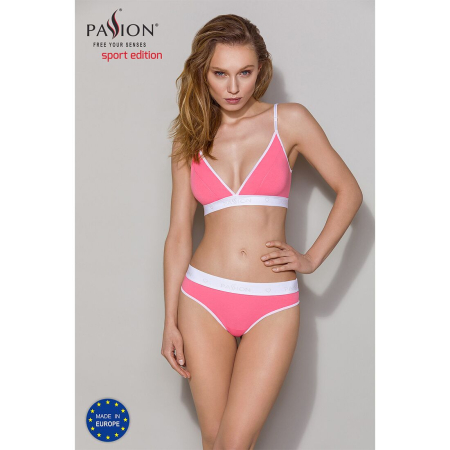 Спортивний топ з подвійними бретелями Passion PS007 TOP L, pink - фото №3