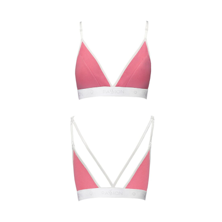Спортивний топ з подвійними бретелями Passion PS007 TOP L, pink - фото №4