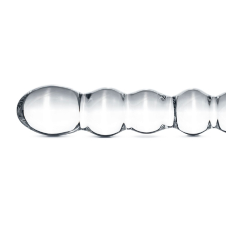 Скляний дилдо у вигляді намистин Gildo Glass Dildo No. 19 - фото №2