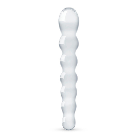 Скляний дилдо у вигляді намистин Gildo Glass Dildo No. 19 - фото