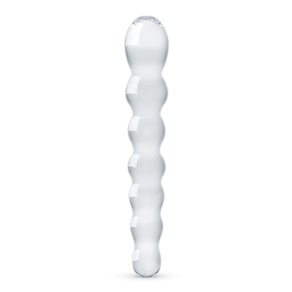 Скляний дилдо у вигляді намистин Gildo Glass Dildo No. 19 - фото