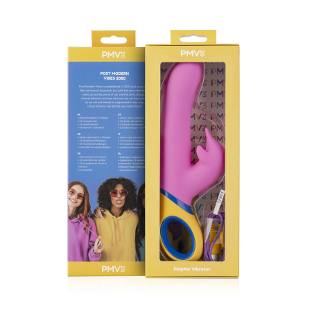 Вібратор-кролик з ротацією PMV20 Copy - Dolphin Vibrator - фото №9