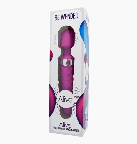 Мінівібромасажер Alive Be Wanded Purple №2