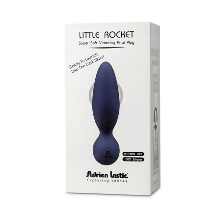 Анальна вібропробка Adrien Lastic Little Rocket макс. діаметр 3,5 см, soft-touch - фото №5