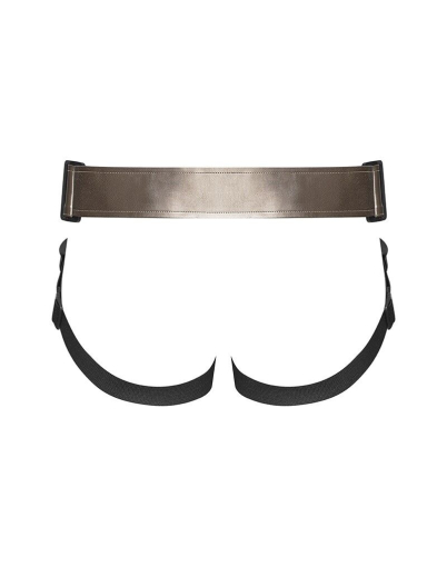 Трусики для страпона Strap-On-Me Leatherette Harness CURIOUS - фото №4