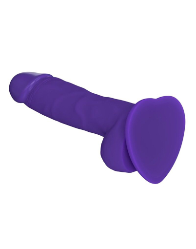 Реалістичний фалоімітатор Strap-On-Me SOFT REALISTIC DILDO Violet - Size M - фото №2