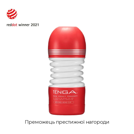 Мастурбатор Tenga Rolling Head Cup з інтенсивною стимуляцією головки - фото №3