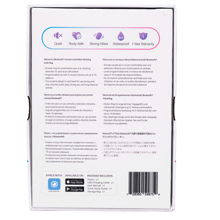 Смарт кільце-насадка на член Lovense Diamo Cock Ring - фото №6