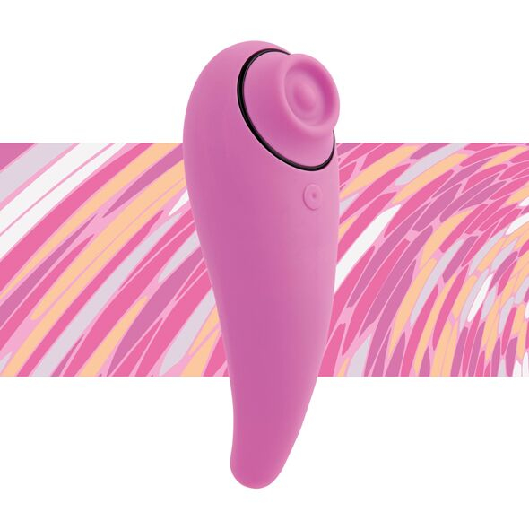 Пульсатор для клітора плюс вібратор FeelzToys - FemmeGasm Tapping & Tickling Vibrator Pink - фото