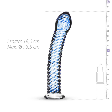 Скляний дилдо Gildo Glass Dildo No. 5 - фото №5