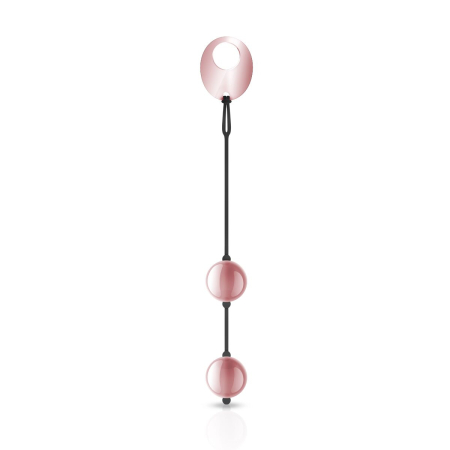 Металеві вагінальні кульки Rosy Gold - Nouveau Kegel Balls, маса 376 г, діаметр 2,8 см - фото
