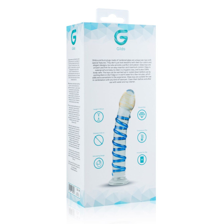 Скляний дилдо Gildo Glass Dildo No.1 - фото №6