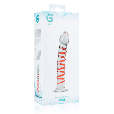 Скляний дилдо Gildo Glass Dildo No.15 - фото №5