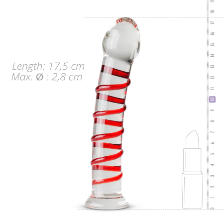 Скляний дилдо Gildo Glass Dildo No.15 - фото №4