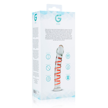 Скляний дилдо Gildo Glass Dildo No.15 - фото №6