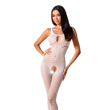Бодістокінг з доступом до інтимних місць Passion BS078 white 
